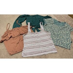 American‎ Eagle Lot of 6 Women Juniors Tops S/M Belly Crop tops Shirts